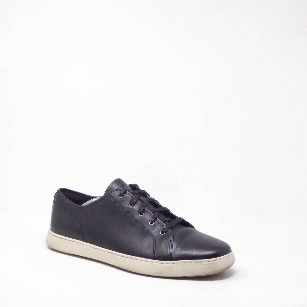 FitFlop Christophe Mens Sneakers Black Leather Lace Up N33-001 Size 12